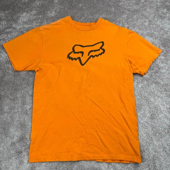 Orange Fox Racing T-shirt Legacy Fox Head Size S Motocross Dirtbike - Picture 1 of 5